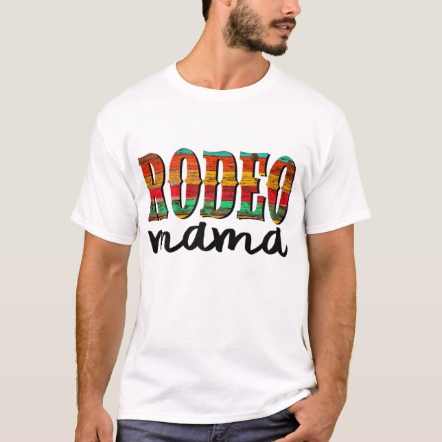 Camiseta Rodeo Mamá Caballo ama Carreras Regalo del Día de  (Anverso)