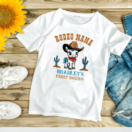 Camiseta Rodeo mama cowboy baby horse fiesta de cumpleaños
