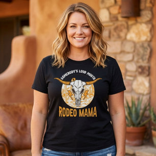 Camiseta Rodeo Mama   Día de la Madre Occidental Único