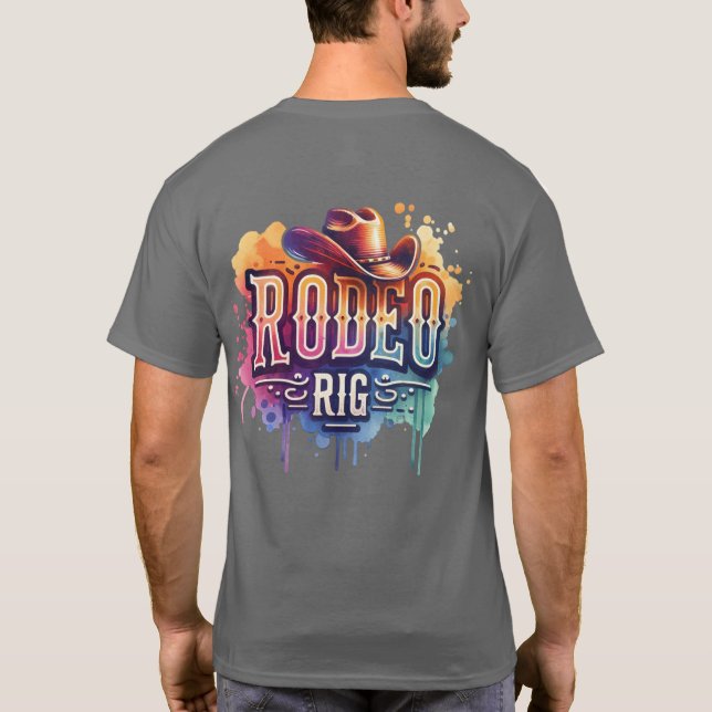 Camiseta Rodeo Rig Con Gorra De Vaquero (Reverso)