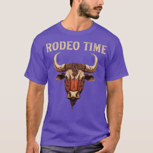 Camiseta Rodeo Time Bull Riding Cowboy Bull Rider