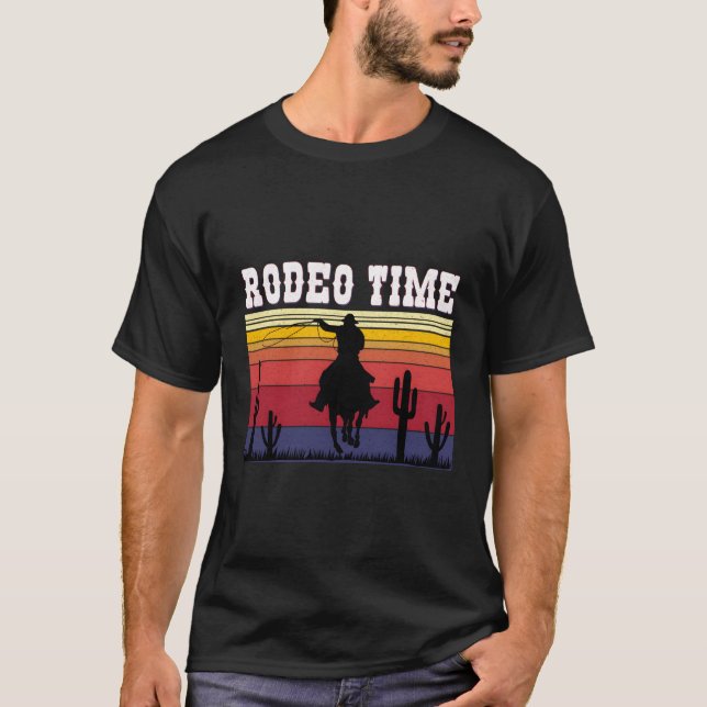 Camiseta Rodeo Time Cow Horse Lasso Rodeo Time (Anverso)