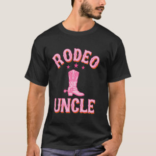 Camiseta Rodeo tío 1er cumpleaños Cowgirl Rod occidental