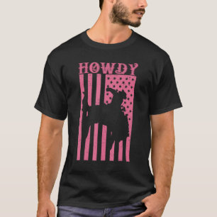 Camiseta Rodeo Vaquero Occidental Country Sureño Cowgirl Ro