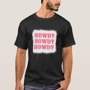 Camiseta Rodeo Vaquero Occidental Sureño Cowgirl Bleac