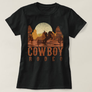 Camiseta Rodeo vaquero occidental texano regalo jinete a ca