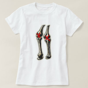 Camiseta Rodillas malas – Ilustración divertida de rodilla 