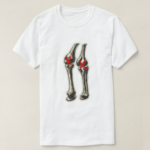 Camiseta Rodillas malas – Ilustración divertida de rodilla 