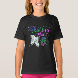 Camiseta Rodillo de patinaje sobre hielo Familia Chica de l