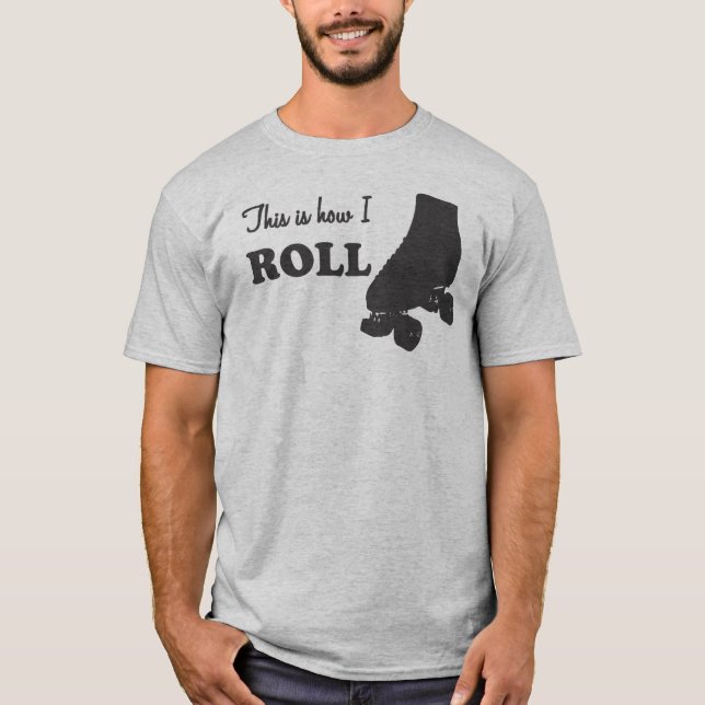 Camiseta Rodillo Derby - éste es cómo ruedo (Anverso)