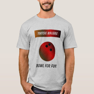 Camiseta ¡Rodillos de la guapa, cuenco para la diversión!
