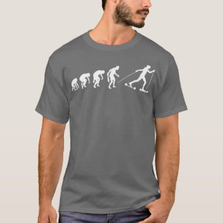 Camiseta Rodillos de patines de patinaje cruzado