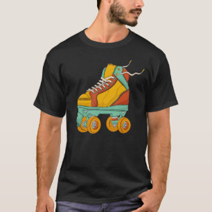 Camiseta Rodillos de rollo para los juguetes patinadores