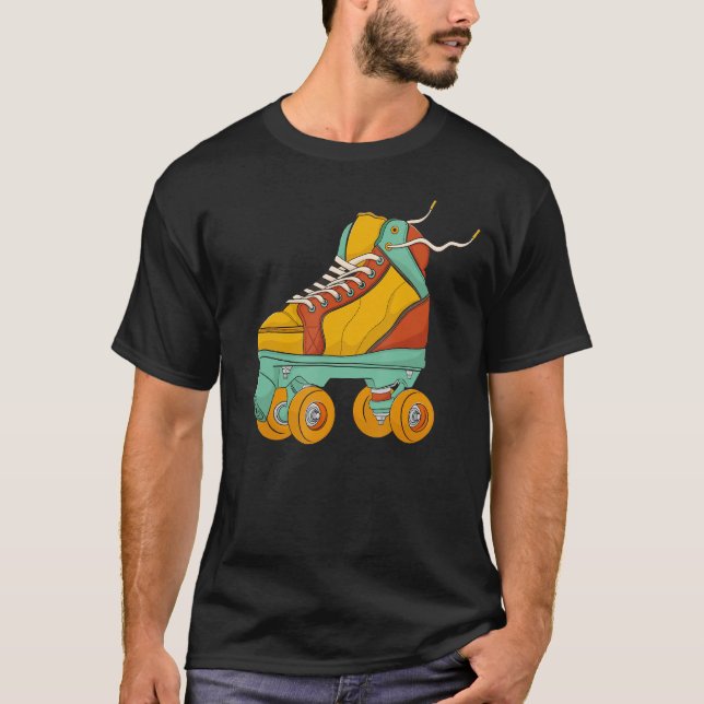 Camiseta Rodillos de rollo para los juguetes patinadores (Anverso)
