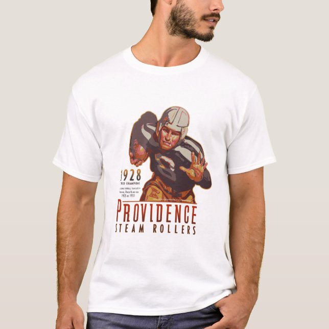 Camiseta Rodillos del vapor de Providence, Rhode Island (Anverso)