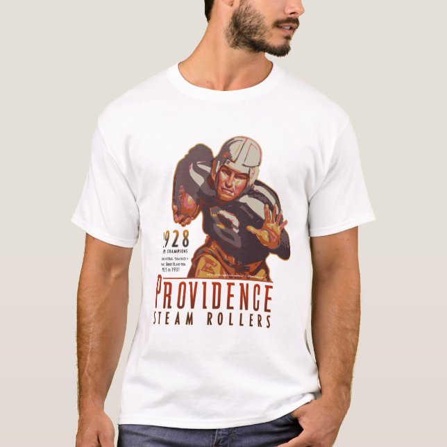 Camiseta Rodillos del vapor de Providence, Rhode Island (Anverso)