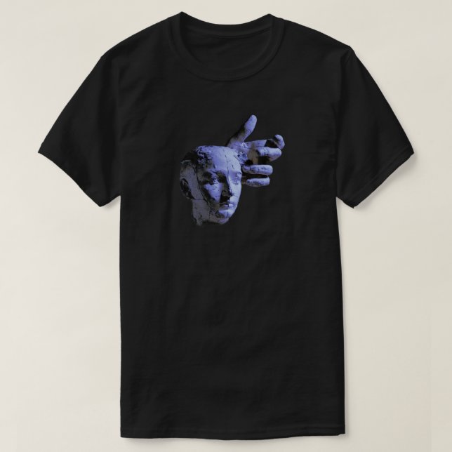 Camiseta Rodin en azul (Diseño del anverso)