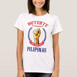 Camiseta Rodrigo Duterte para el presidente de las