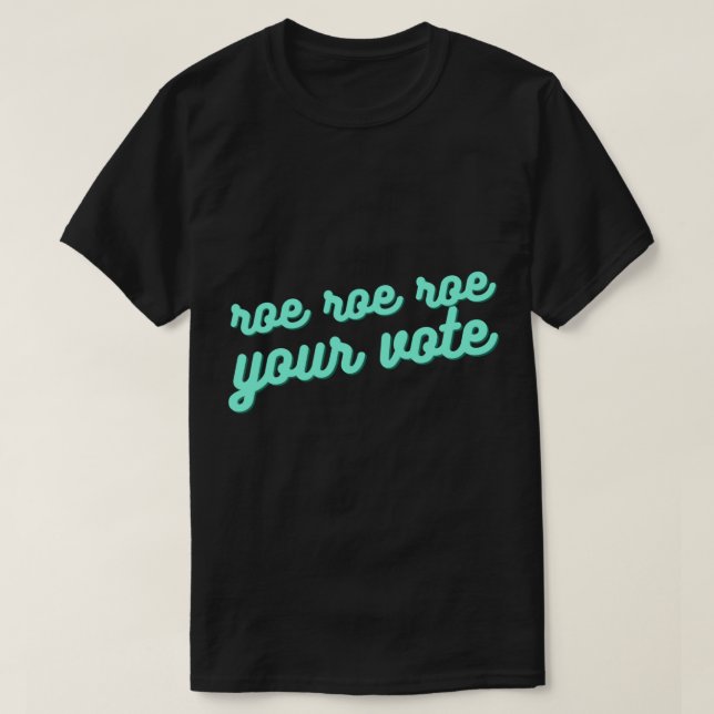 Camiseta roe roe tu voto XV (Diseño del anverso)