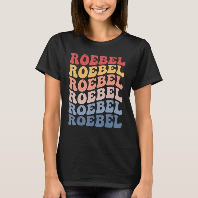 Camiseta Roebel City Groovy Retro (Anverso)