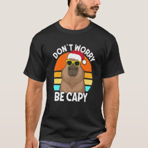 Camiseta Roedor Retro  Capibara No te preocupes sé Capy Cap