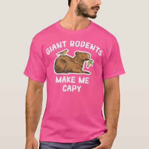 Camiseta Roedores gigantes de Capibara Me Hacen Capi Rodent