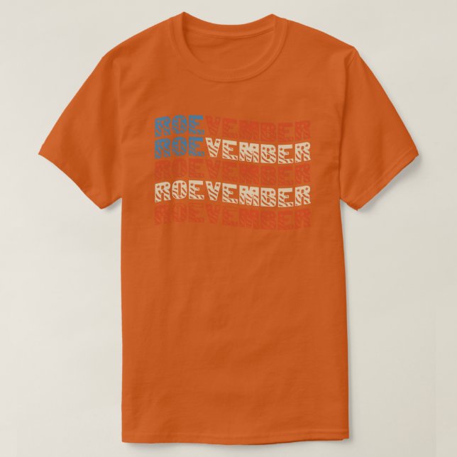 CAMISETA ROEVEMBER IS COMING (6) (Diseño del anverso)