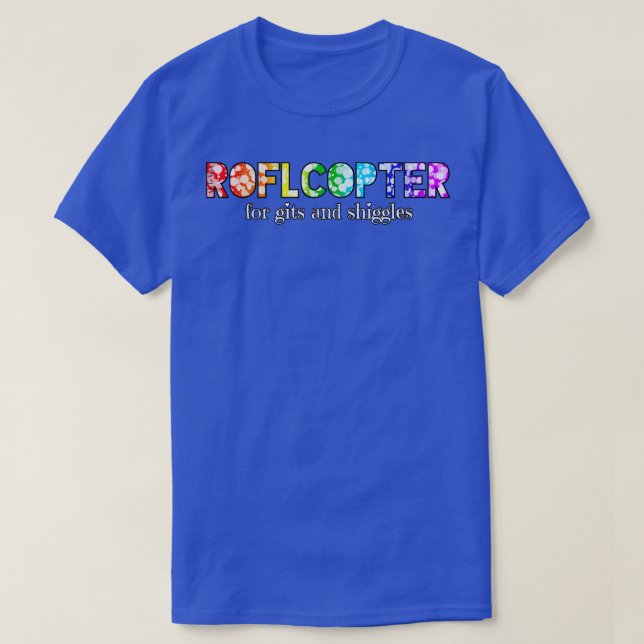 Camiseta Roflcopter (Diseño del anverso)