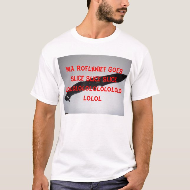 Camiseta ¡roflknief de n arby el jefe! lol (Anverso)