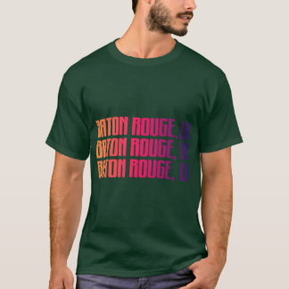 Camiseta roga del bastón louisiana Sobrevalorizada