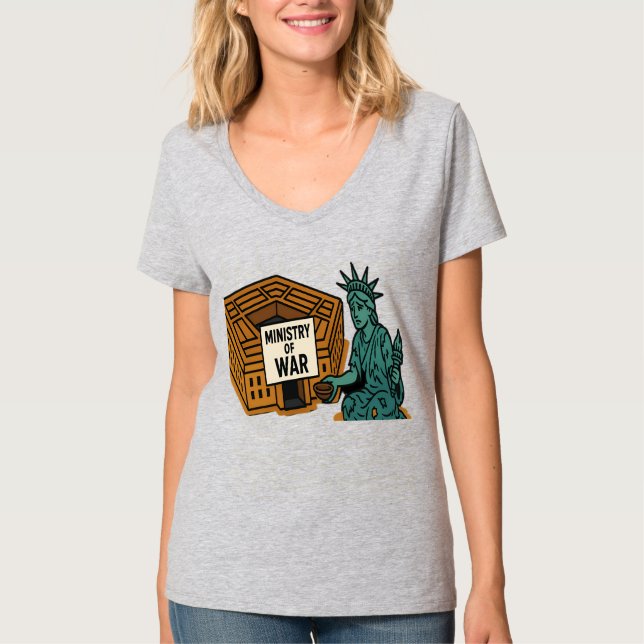 Camiseta Rogando por la paz: Libertad frente al Ministerio (Anverso)