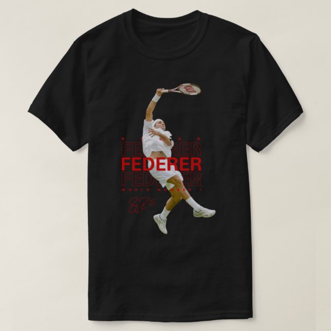 Camiseta Roger Federer Tennis (Diseño del anverso)
