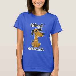 Camiseta Roger, le chien adopté. 