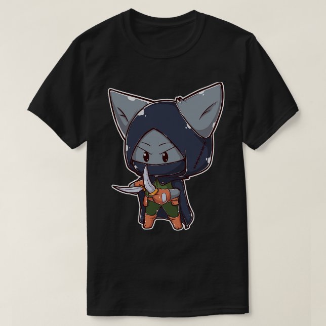 Camiseta Rogue Meowster (Diseño del anverso)