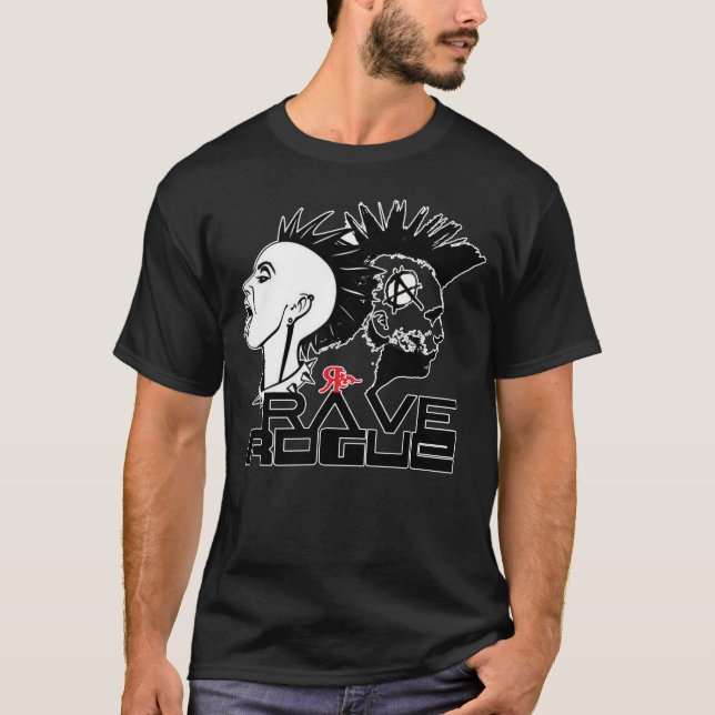 CAMISETA ROGUE RAVE DANCE TATTOO GRAFFITI T-SHIRT (Anverso)