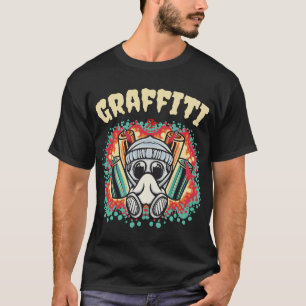 CAMISETA ROGUE SKULL GRAFFITI TATTOO ART