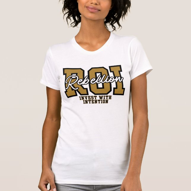 Camiseta ROI Rebellion invierte con la moda de la riqueza i (Anverso)