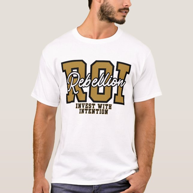 Camiseta ROI Rebellion invierte con la moda de la riqueza i (Anverso)