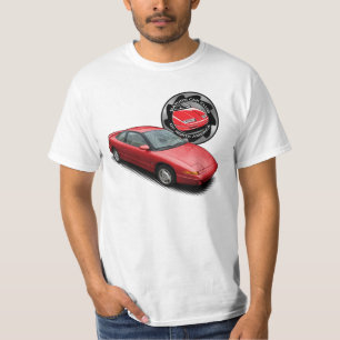 Camiseta roja 1991 del cupé de SCCNA Saturn