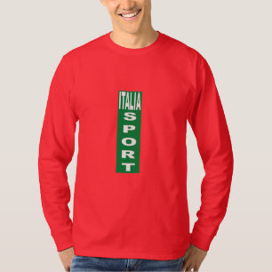 camiseta roja básica profunda ITALIA SPORT