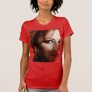 Camiseta roja caliente