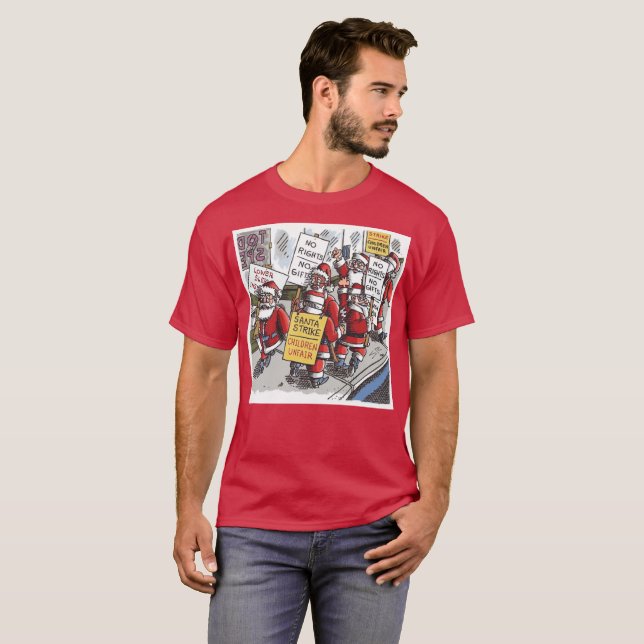 Camiseta roja cardenal Santa Strike (Anverso completo)