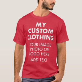 CAMISETA ROJA CARDINAL DE HOMBRES personalizados