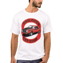 Camiseta Roja Challenger del Dad Rods Car Club