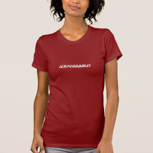 Camiseta roja CONSUMIBLE de la muñeca