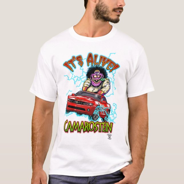 Camiseta roja de Chevy Camaro SS (Anverso)