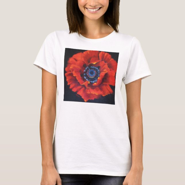 Camiseta roja de la amapola (Anverso)