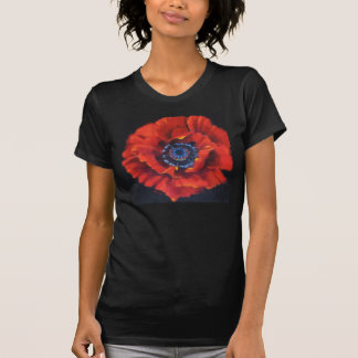 Camiseta roja de la amapola