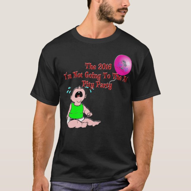 Camiseta roja de la letra de 2016 de la compasión (Anverso)