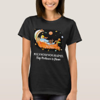 Camiseta roja de la poliomielitis LAB DORMIR